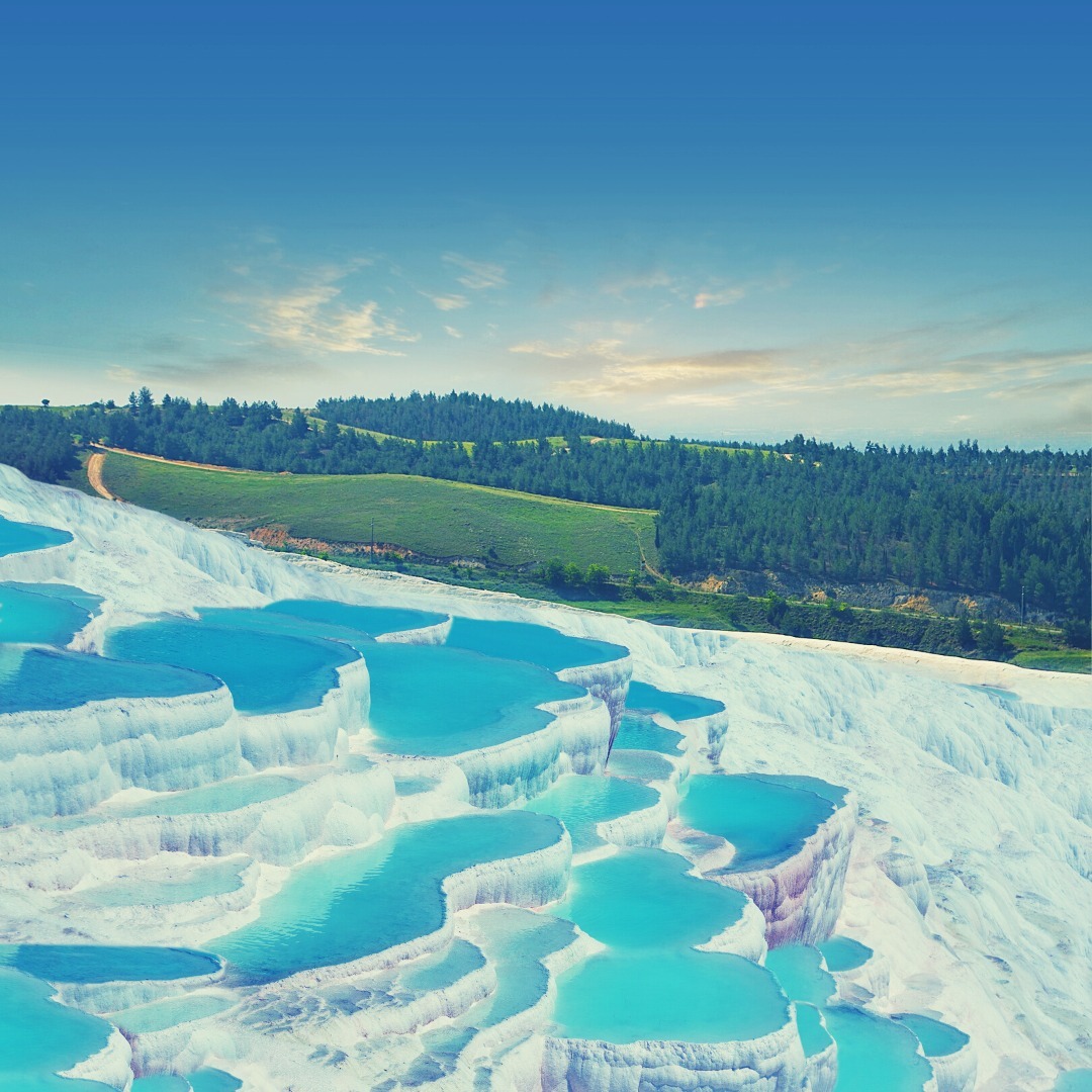 Pamukkale (Cotton Castle) & Hierapolis Tour + Salda lake
