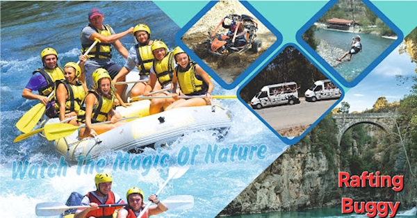 Combo: Rafting, canyon safari, Zipline & Buggy