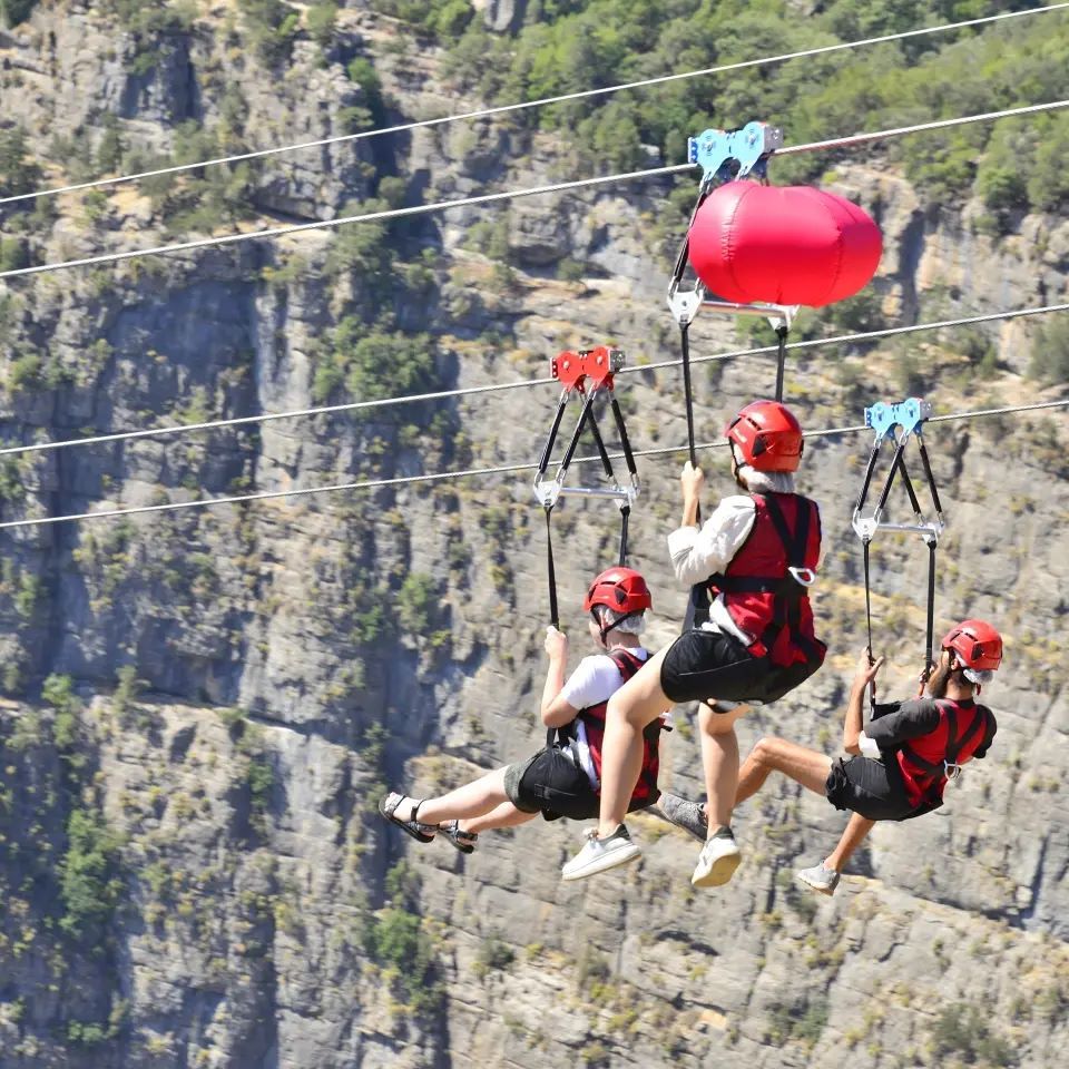 Tazı Canyon Zipline,rafting,buggy safari